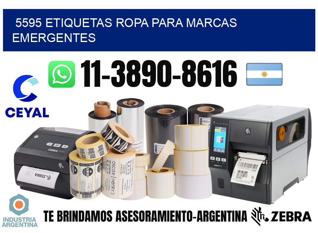 5595 Etiquetas ropa para marcas emergentes