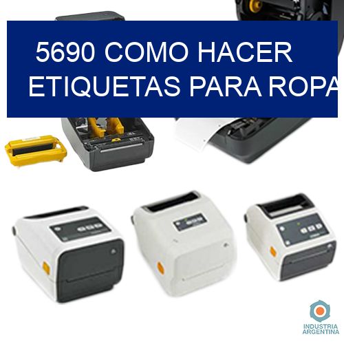 5690 como hacer etiquetas para ropa