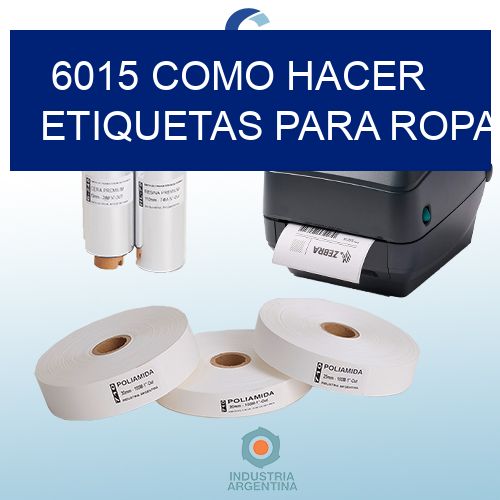 6015 como hacer etiquetas para ropa