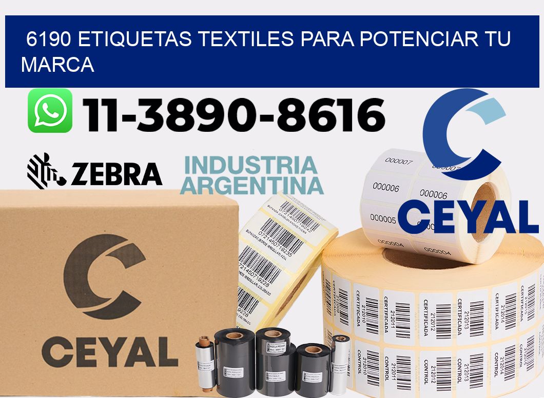 6190 Etiquetas textiles para potenciar tu marca