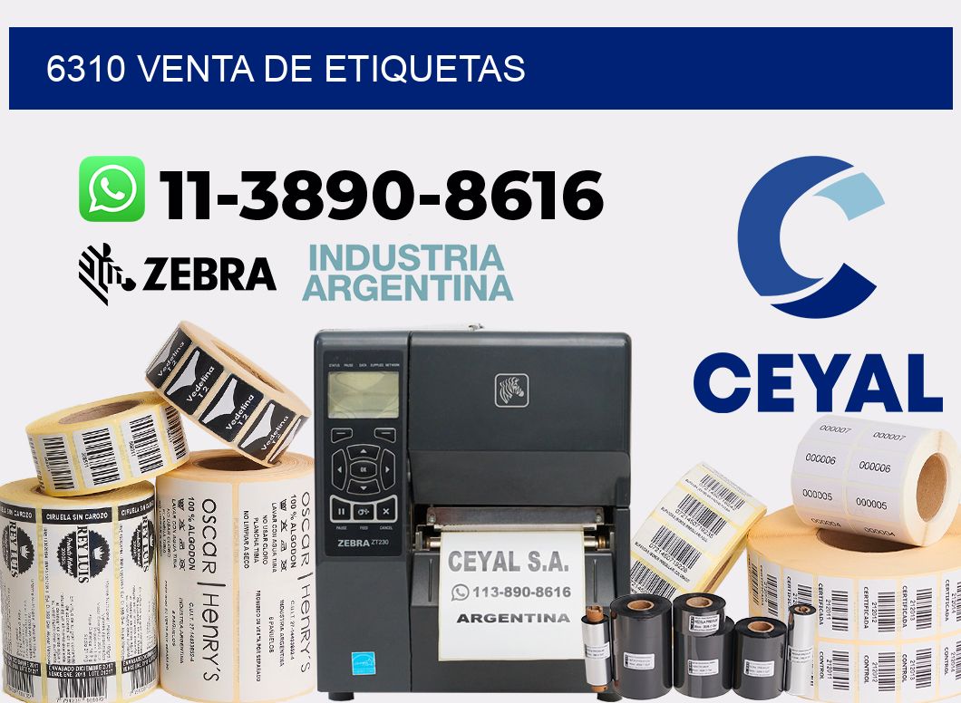6310 venta de etiquetas