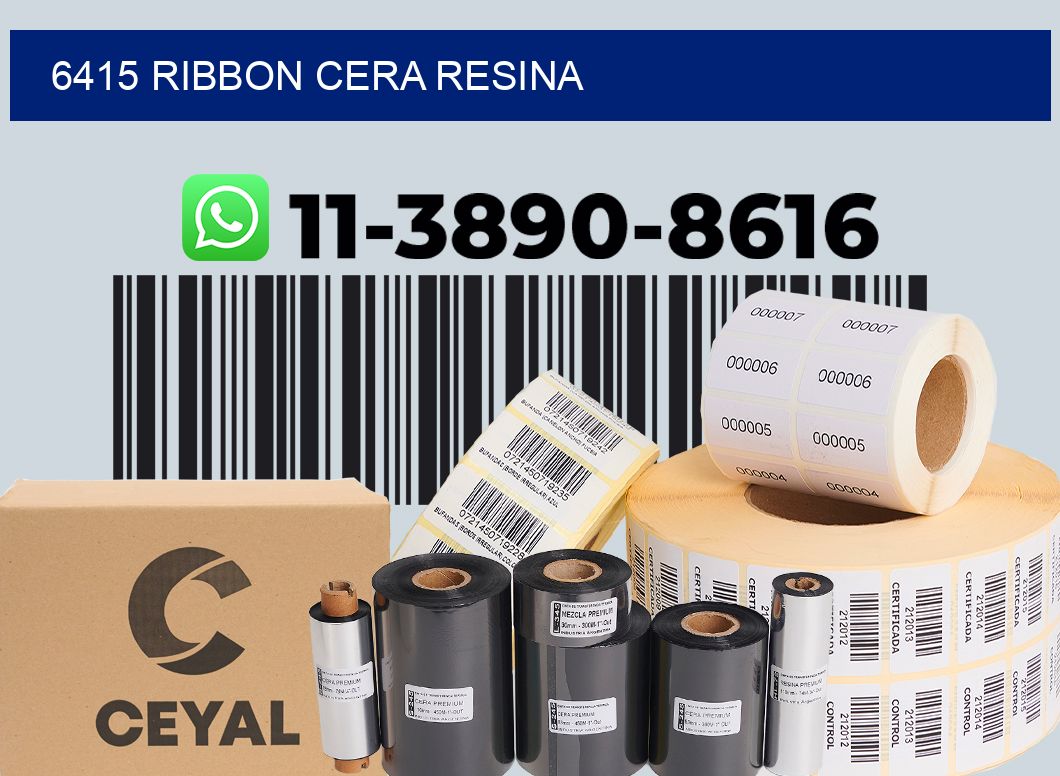 6415 ribbon cera resina