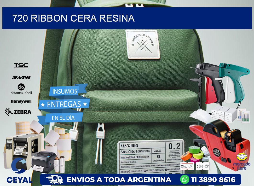 720 ribbon cera resina