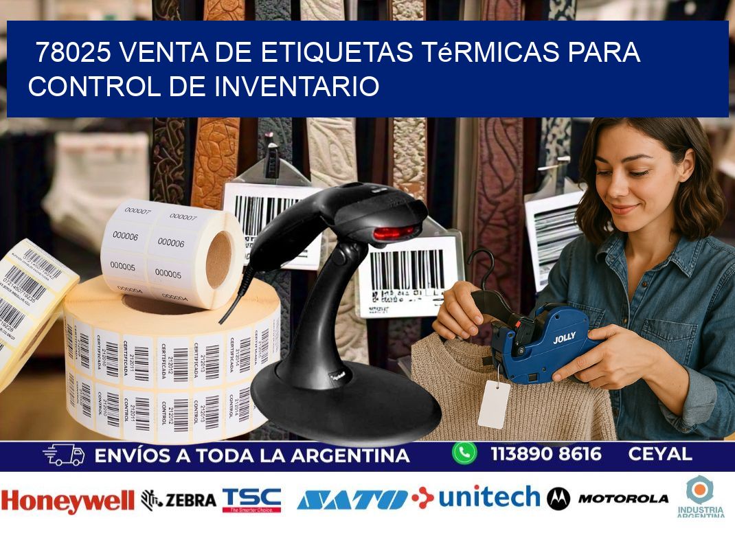 78025 venta de etiquetas térmicas para control de inventario