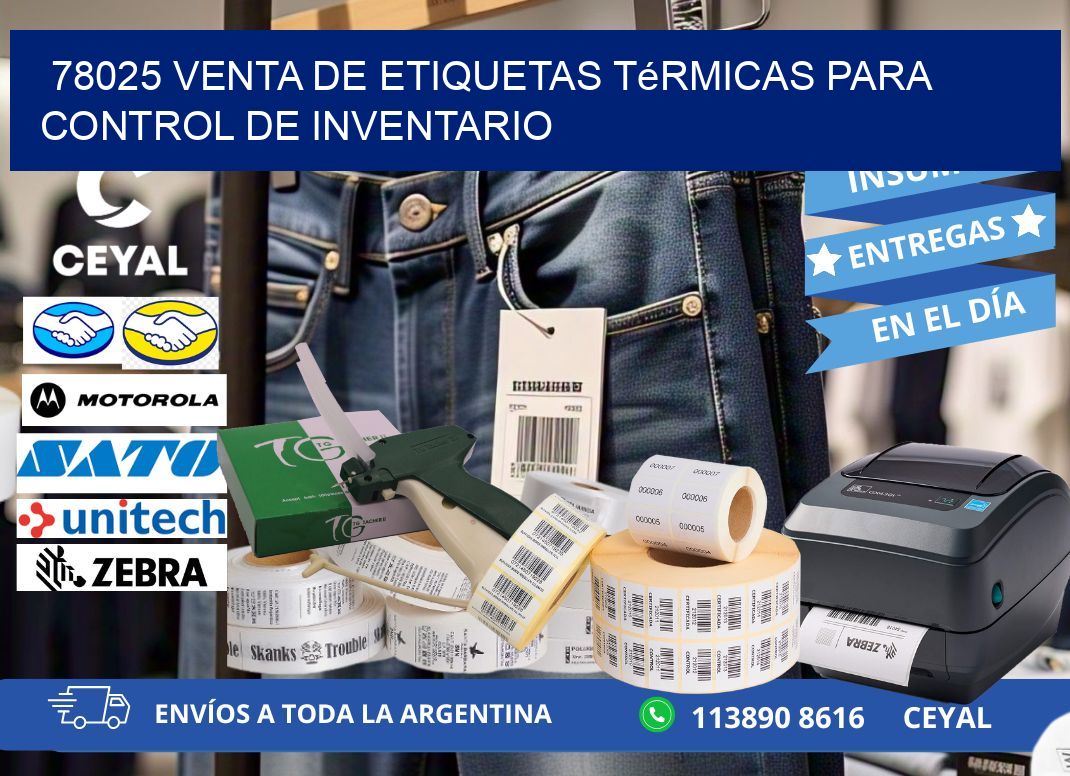 78025 venta de etiquetas térmicas para control de inventario