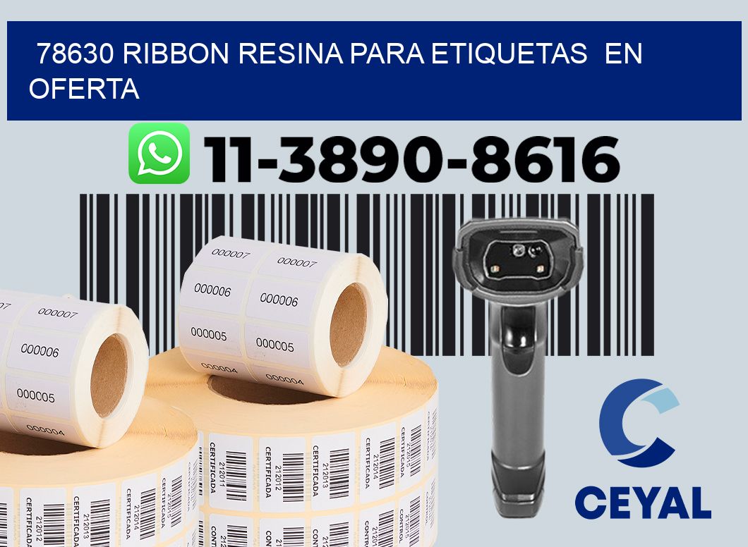 78630 ribbon resina para etiquetas en oferta
