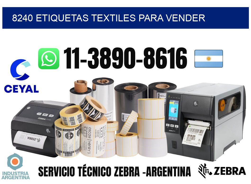 8240 Etiquetas textiles para vender