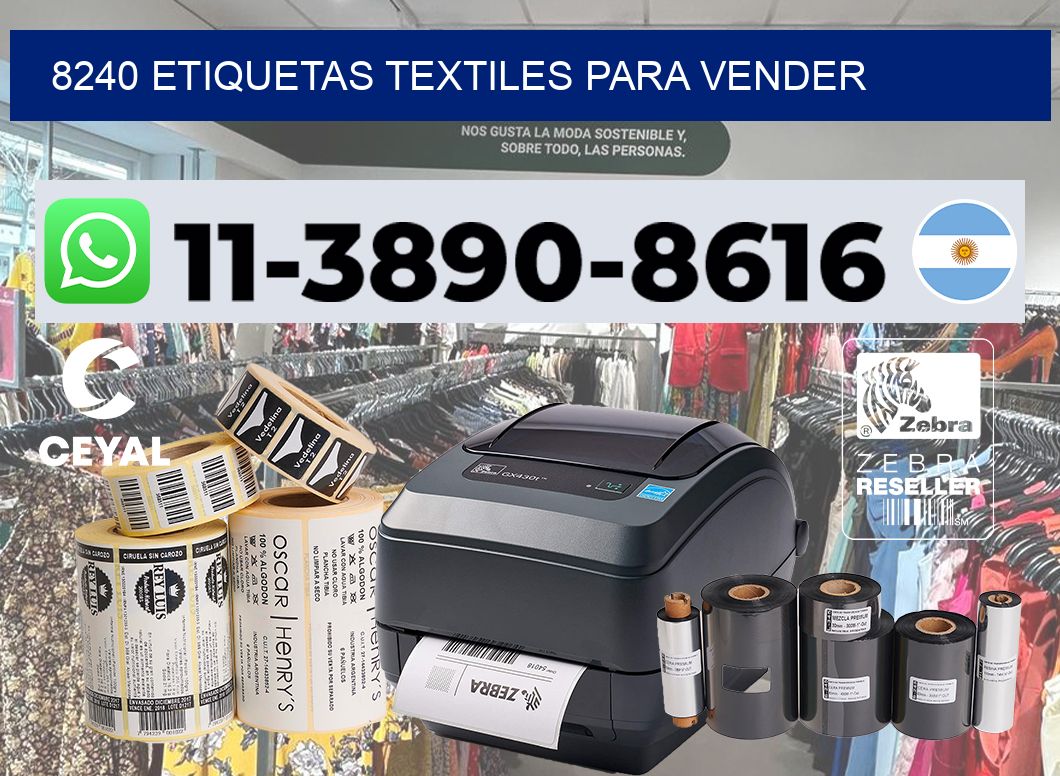 8240 Etiquetas textiles para vender