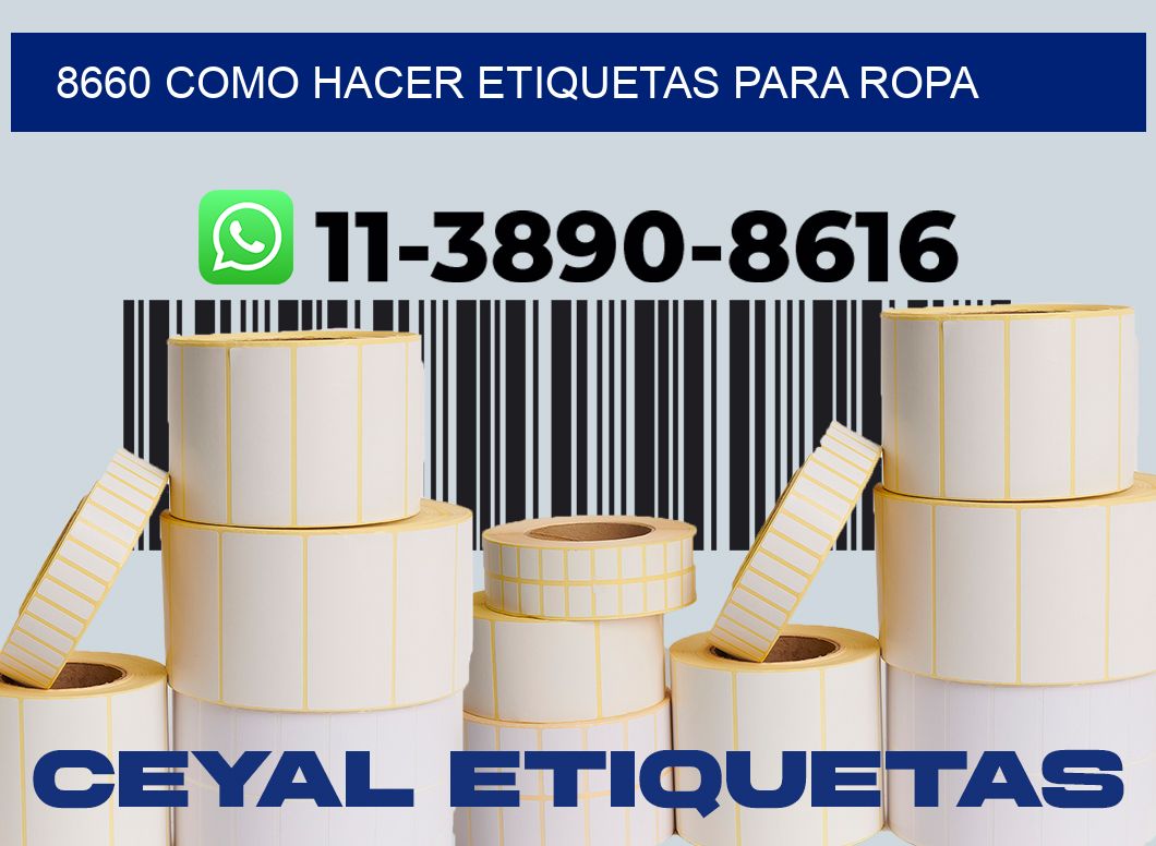 8660 como hacer etiquetas para ropa