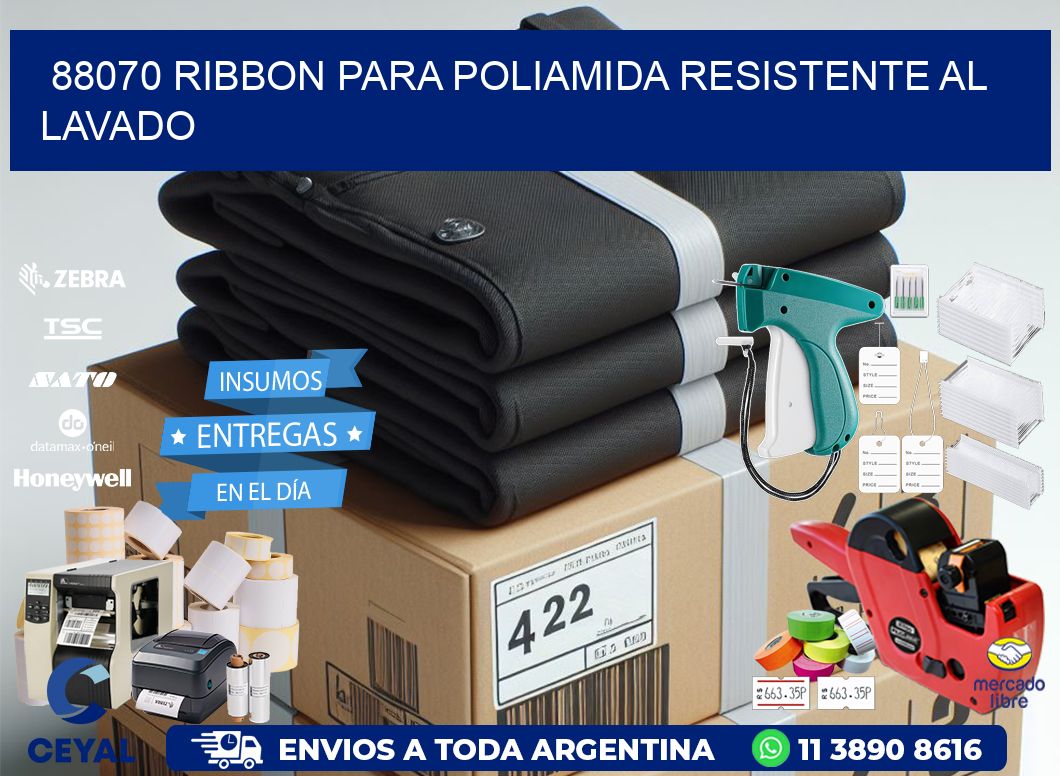 88070 ribbon para poliamida resistente al lavado