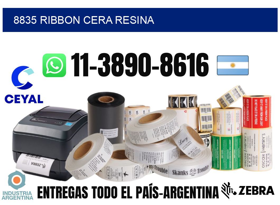 8835 ribbon cera resina