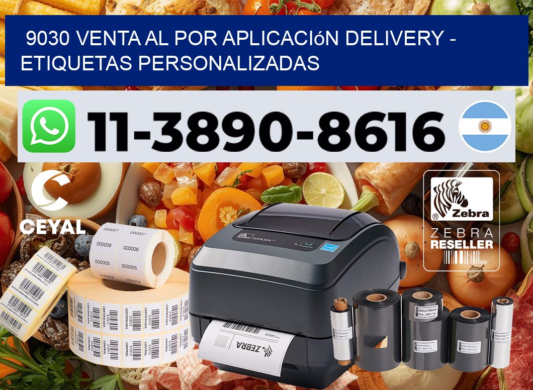 9030 Venta al Por Aplicación delivery – Etiquetas Personalizadas