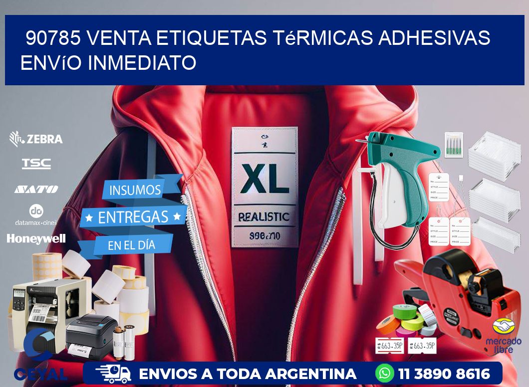 90785 venta etiquetas térmicas adhesivas envío inmediato