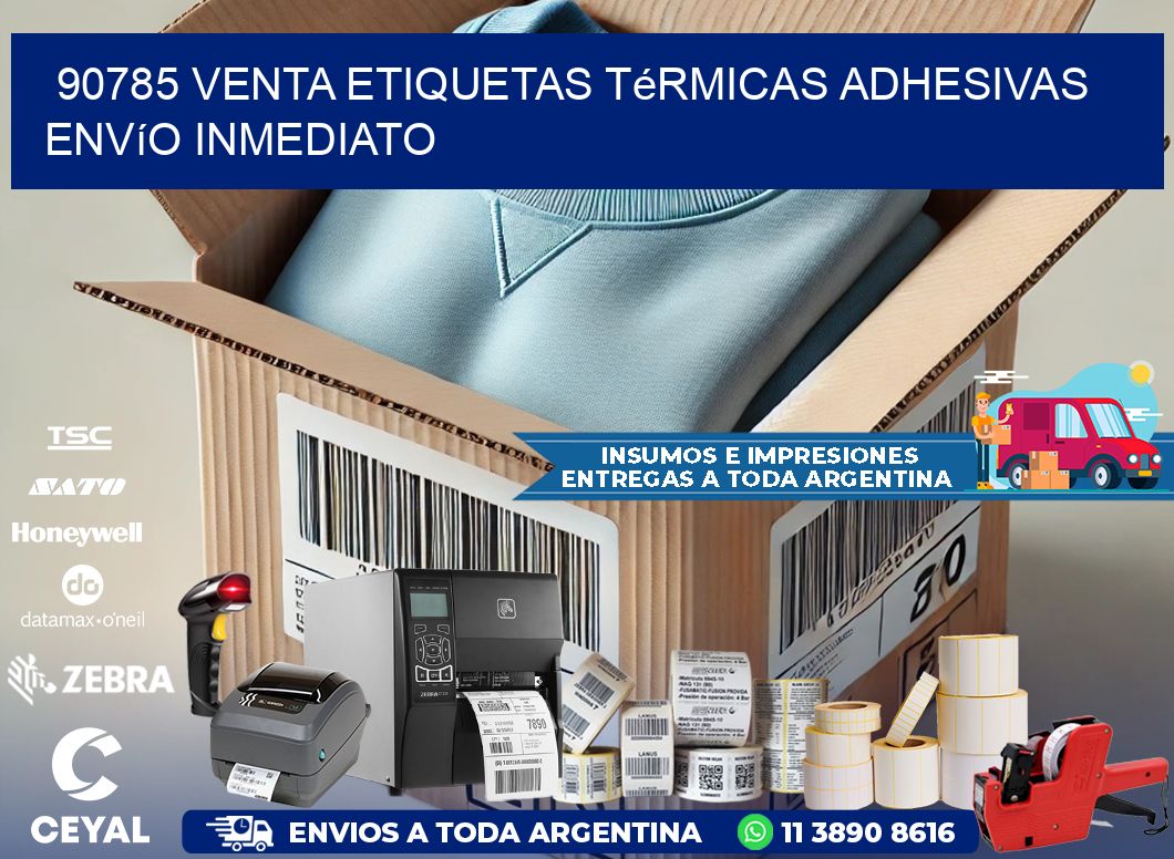 90785 venta etiquetas térmicas adhesivas envío inmediato