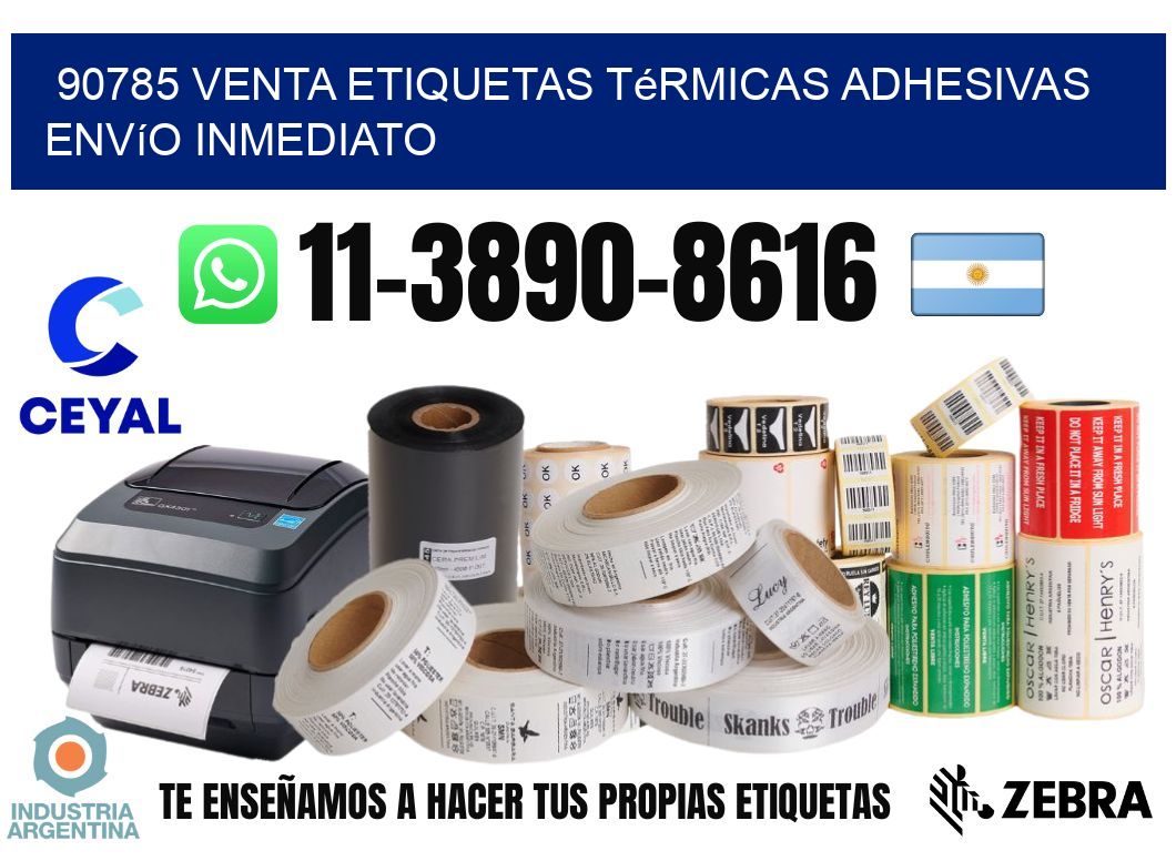 90785 venta etiquetas térmicas adhesivas envío inmediato