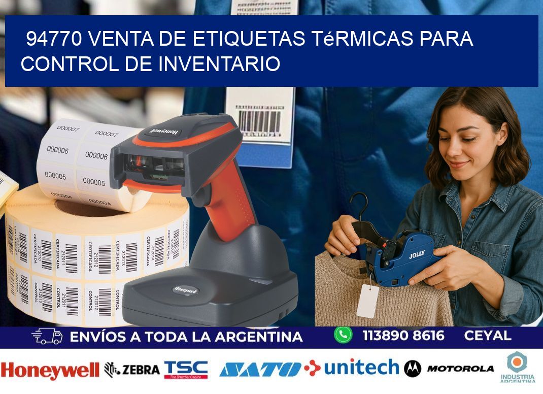 94770 venta de etiquetas térmicas para control de inventario
