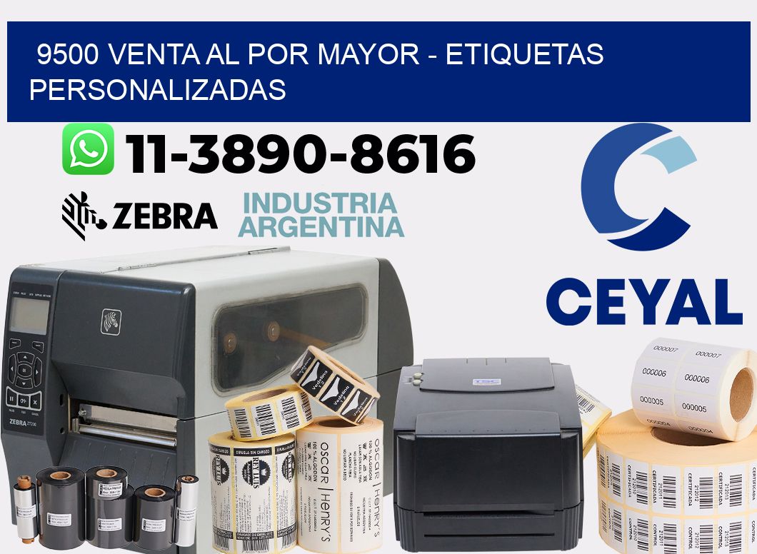 9500 Venta al Por Mayor - Etiquetas Personalizadas