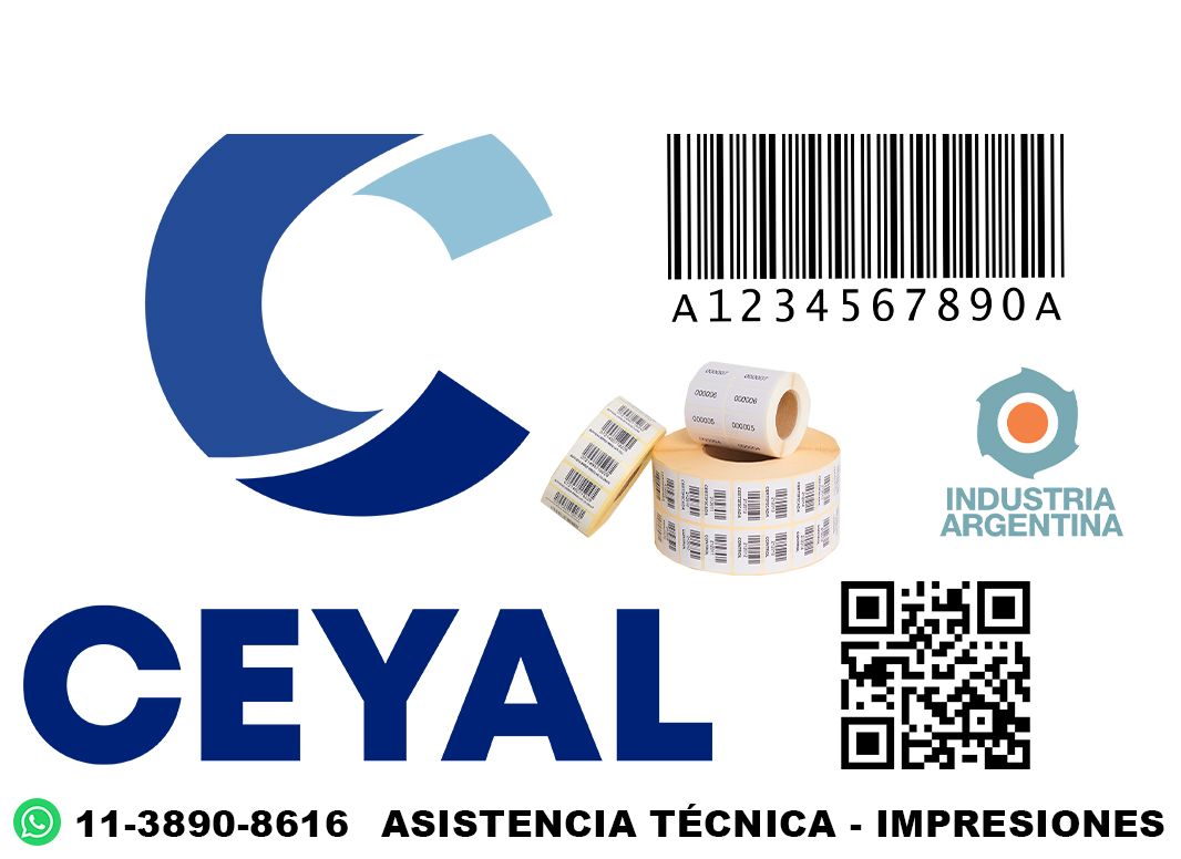 95560 etiquetas pequeñas con ribbon