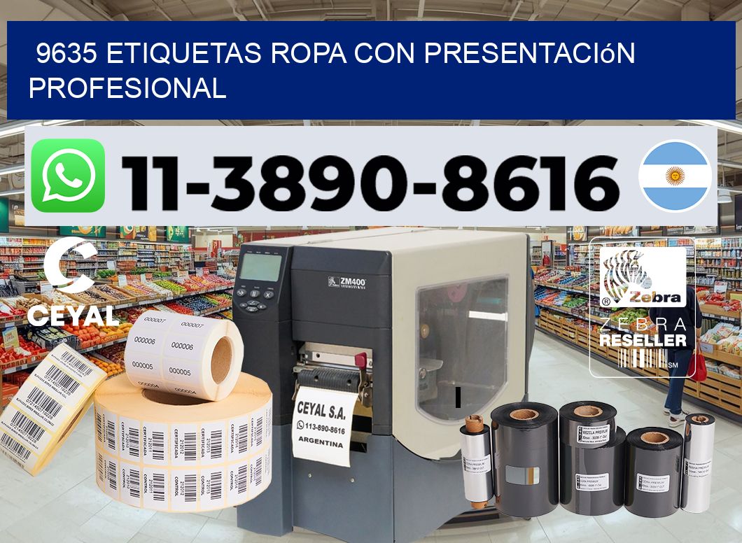 9635 Etiquetas ropa con presentación profesional