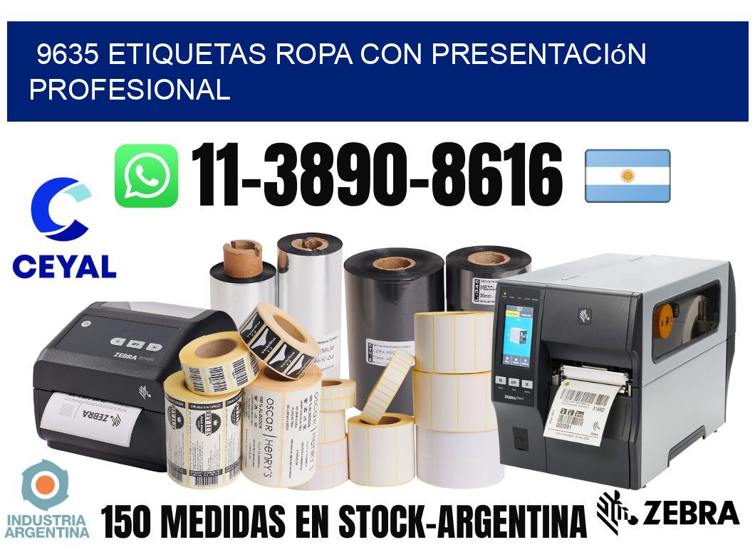 9635 Etiquetas ropa con presentación profesional