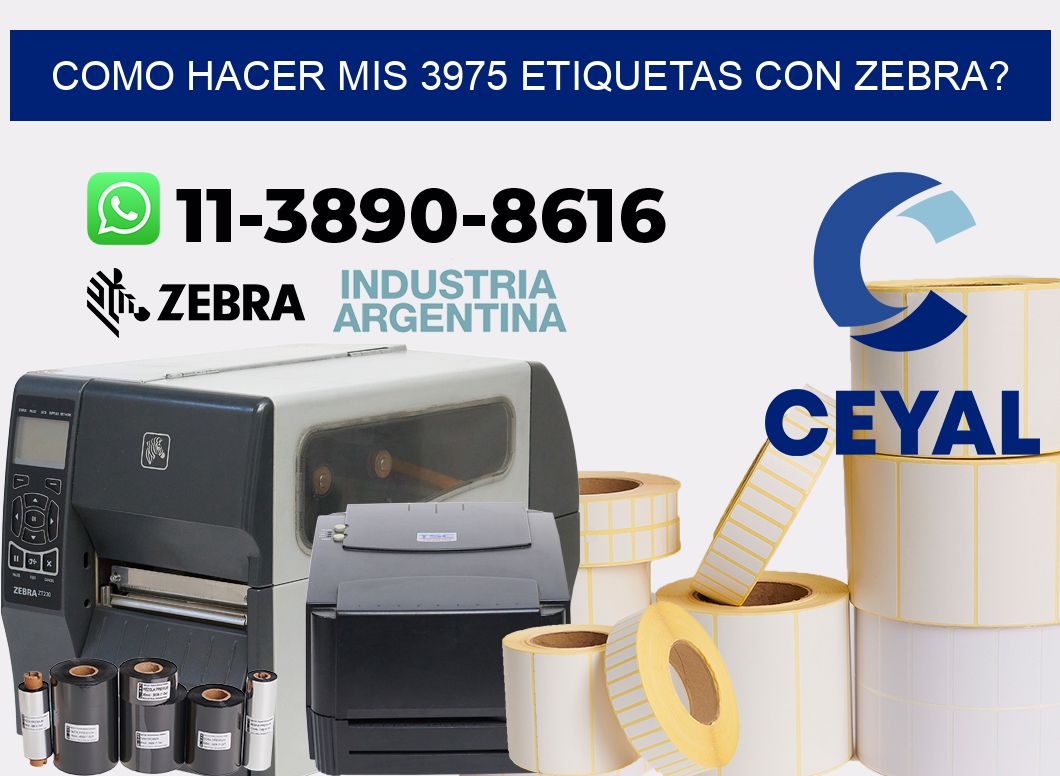 como hacer mis 3975 etiquetas con zebra?