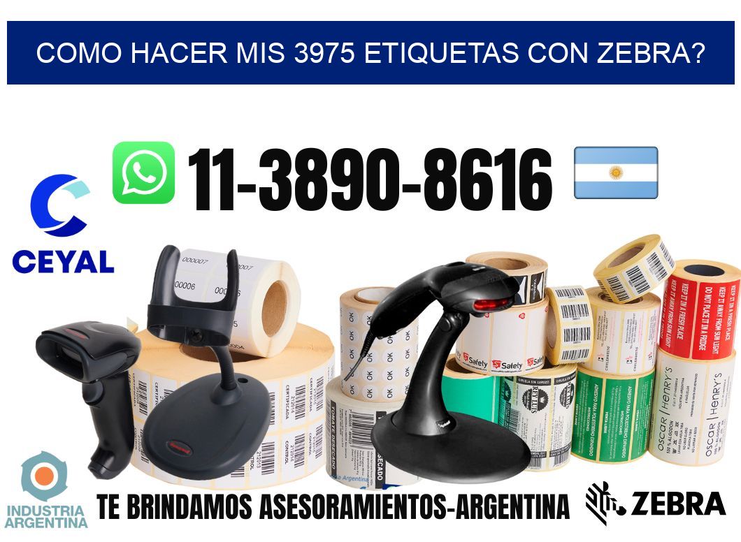 como hacer mis 3975 etiquetas con zebra?