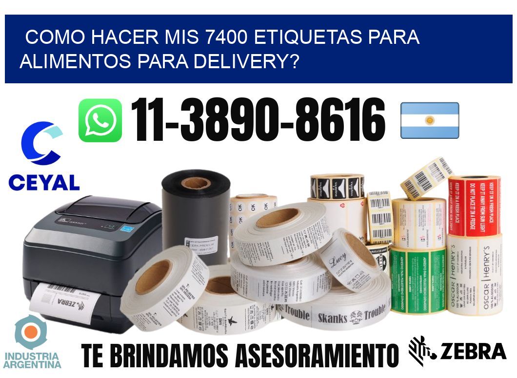 como hacer mis 7400 etiquetas para alimentos para delivery?