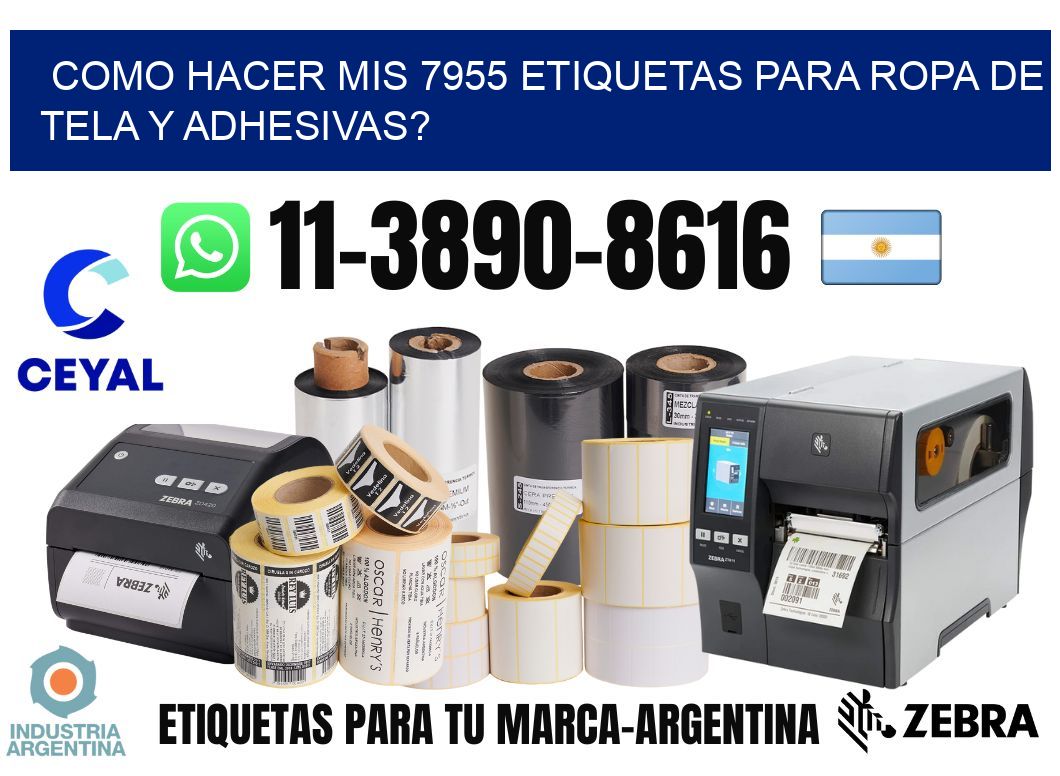 como hacer mis 7955 etiquetas para ropa de tela y adhesivas?