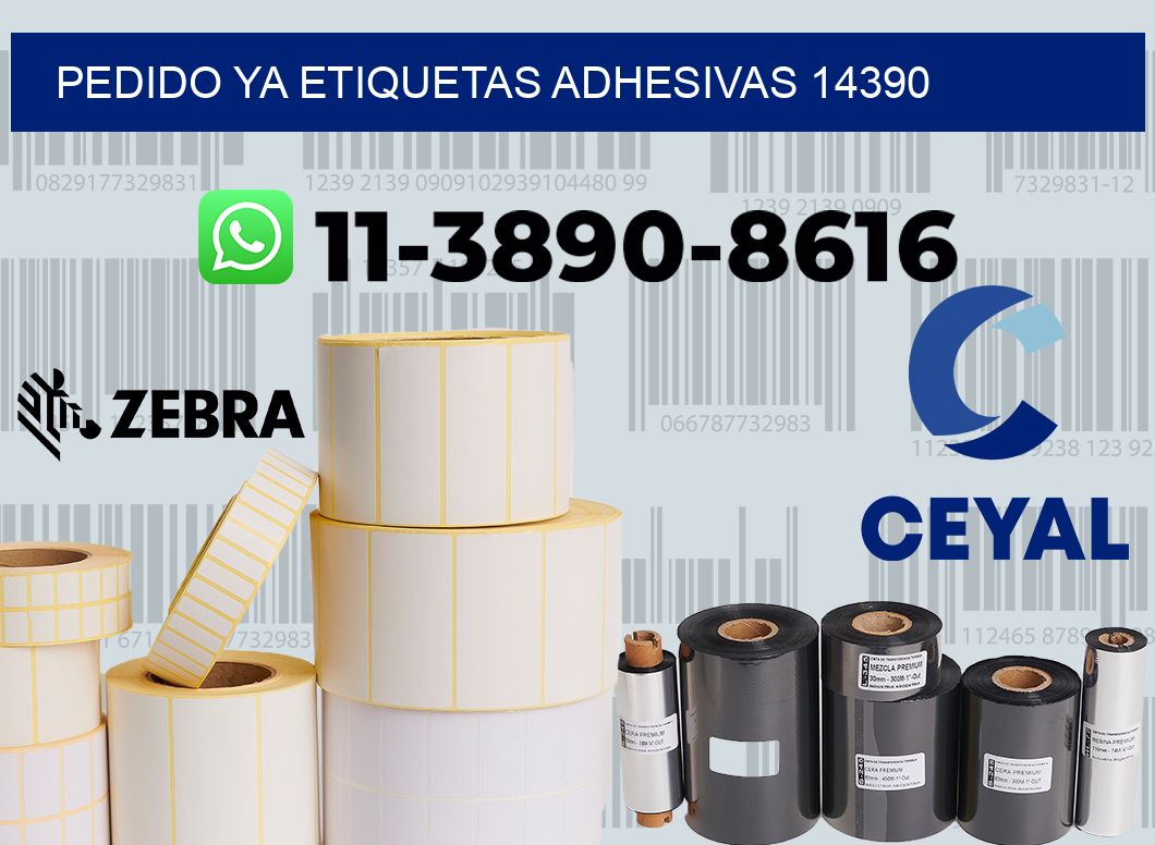 pedido ya etiquetas adhesivas 14390