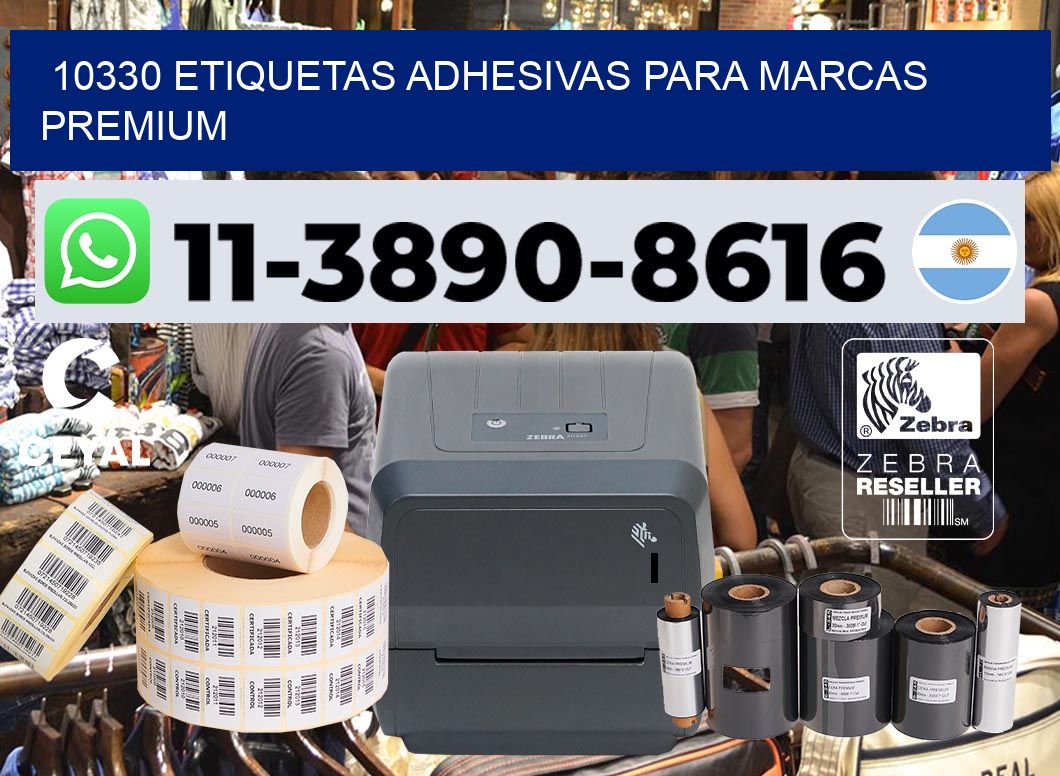 10330 Etiquetas adhesivas para marcas premium