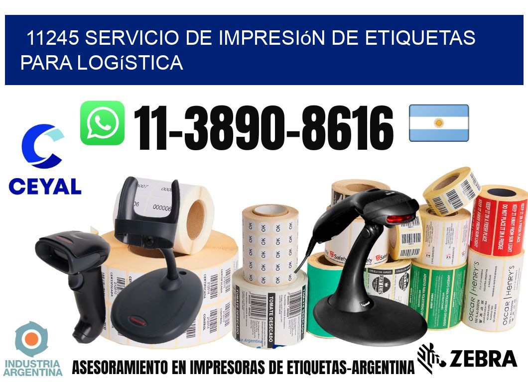 11245 Servicio de impresión de etiquetas para logística