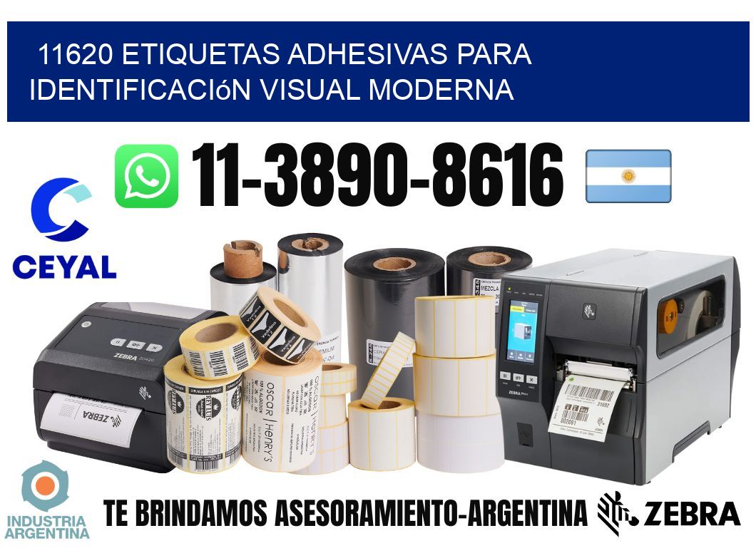 11620 Etiquetas adhesivas para identificación visual moderna