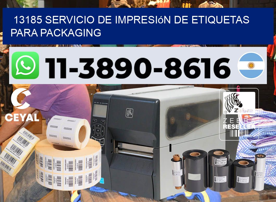13185 Servicio de impresión de etiquetas para packaging