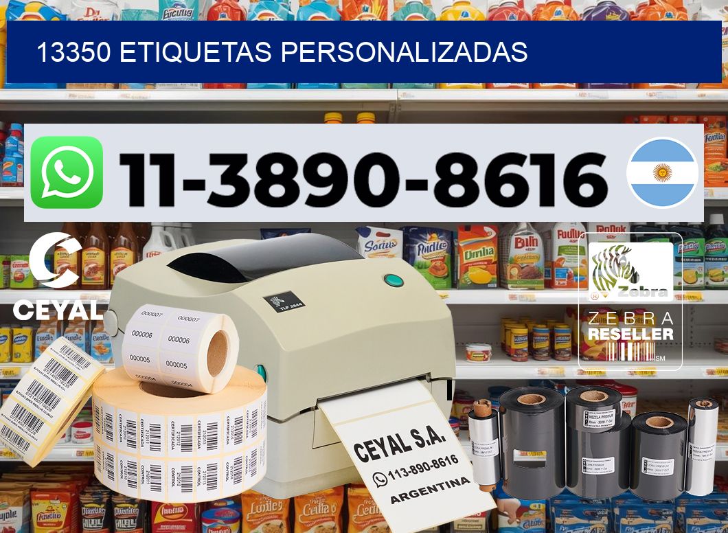 13350 etiquetas personalizadas