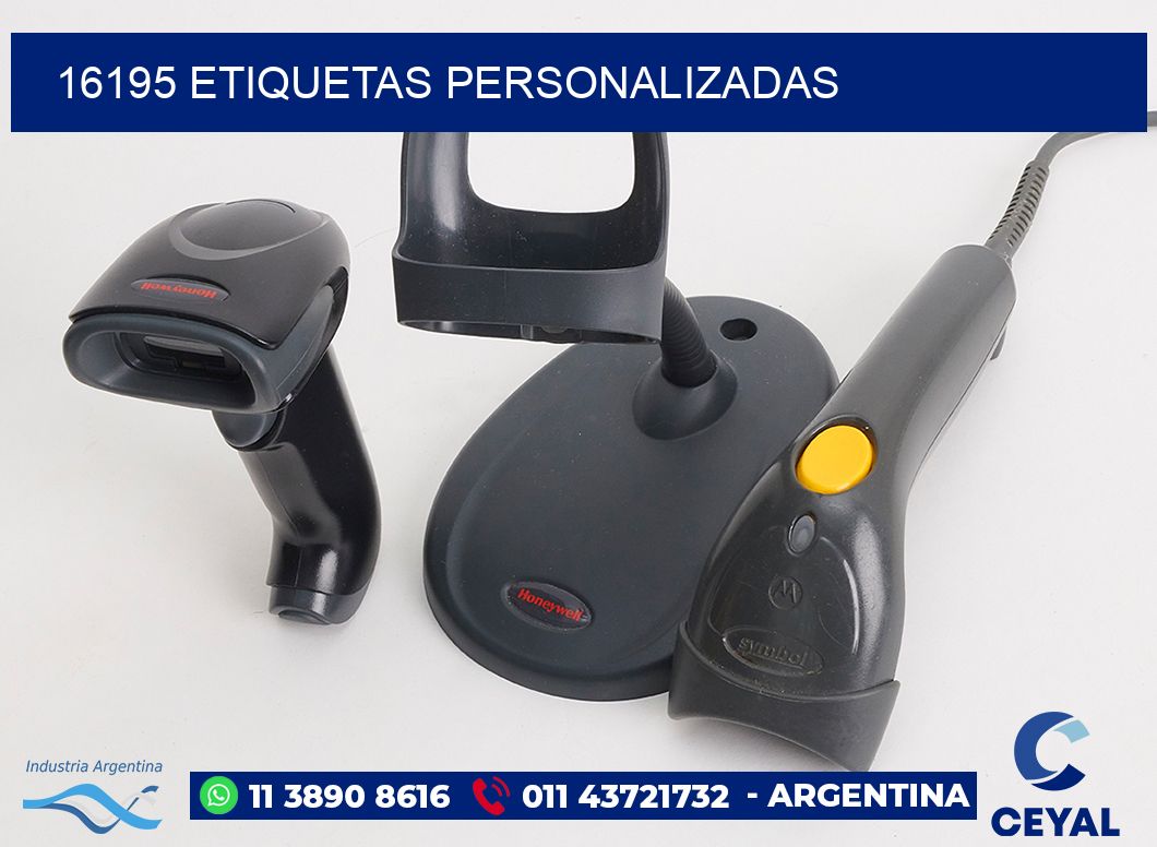 16195 etiquetas personalizadas
