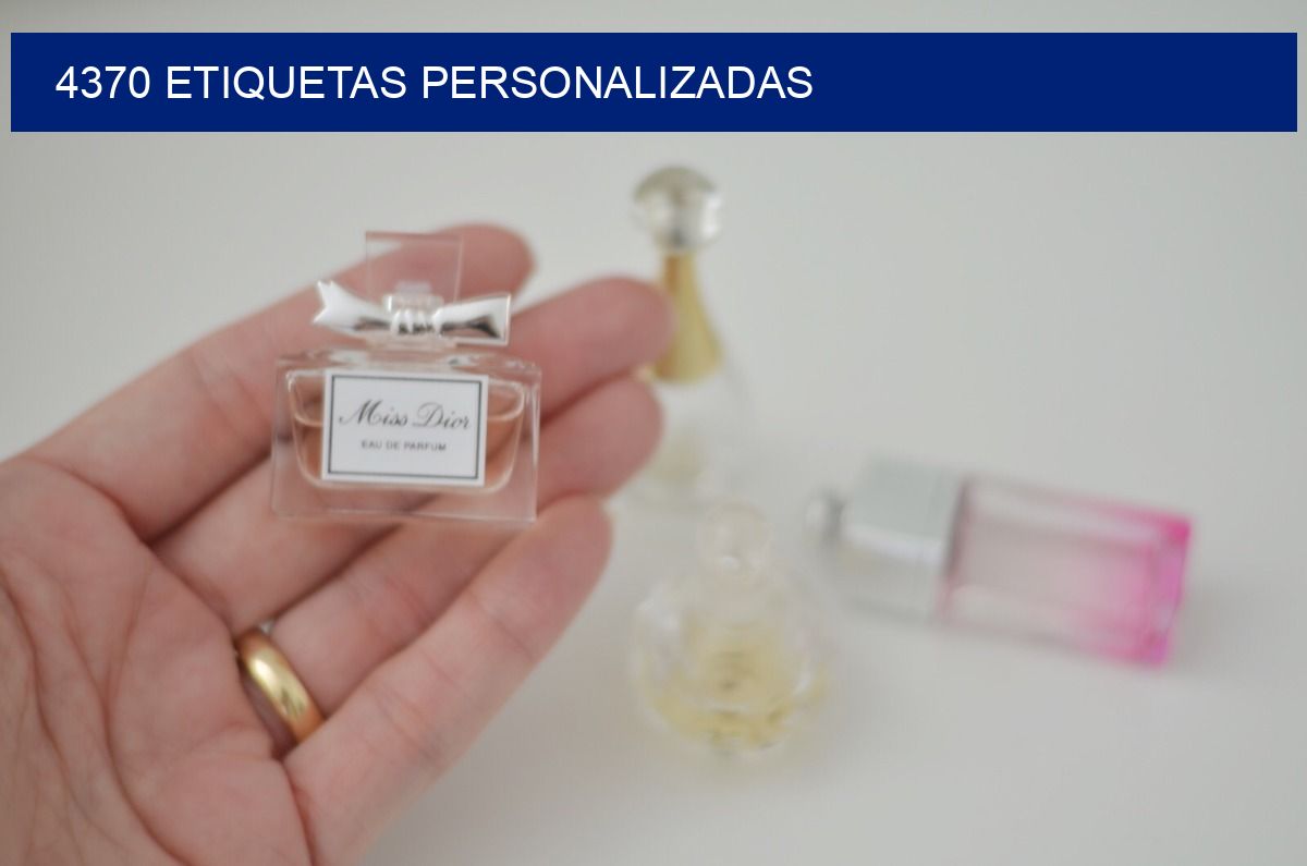 4370 etiquetas personalizadas