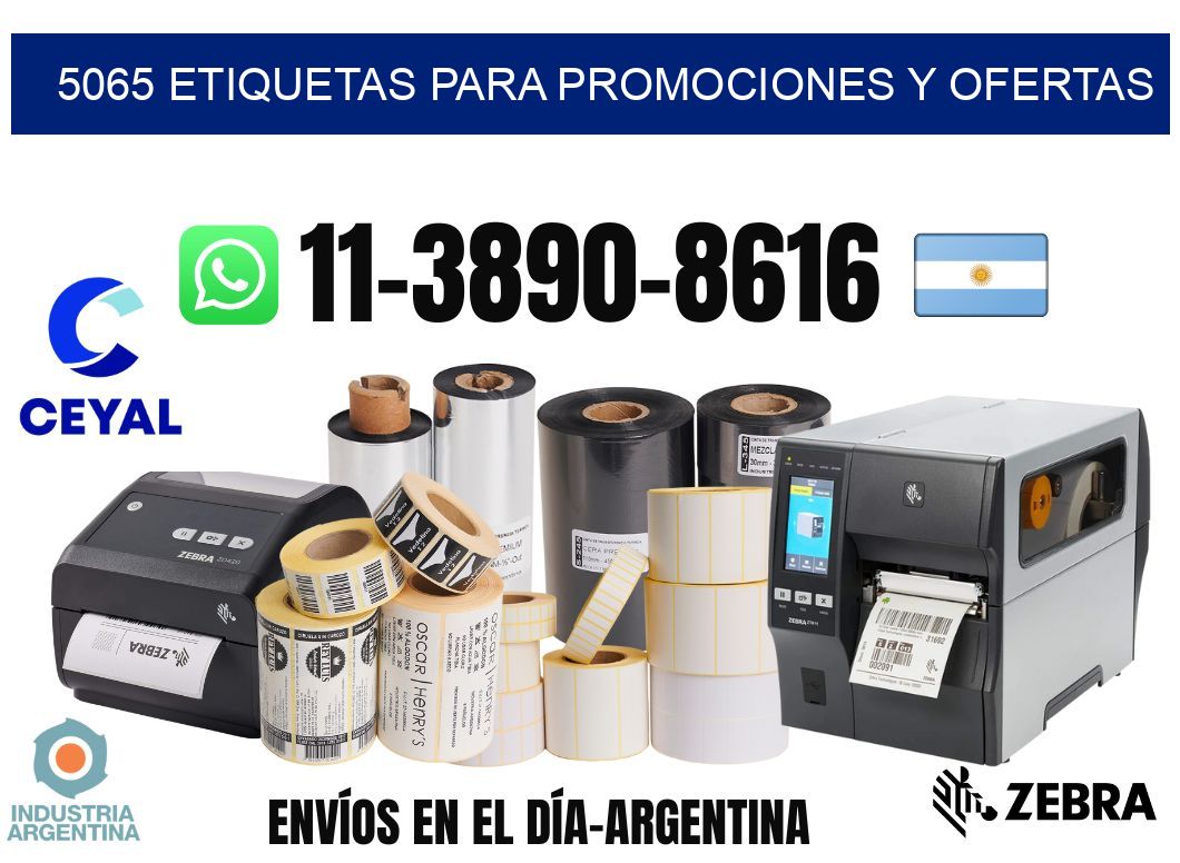 5065 Etiquetas para promociones y ofertas