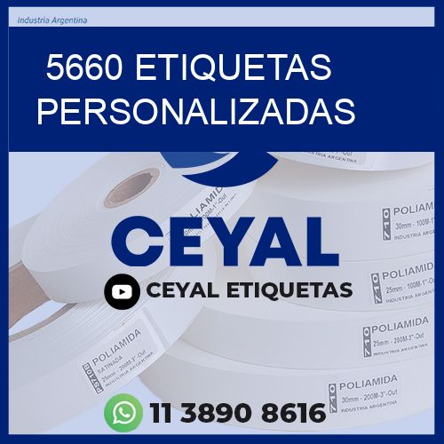 5660 etiquetas personalizadas