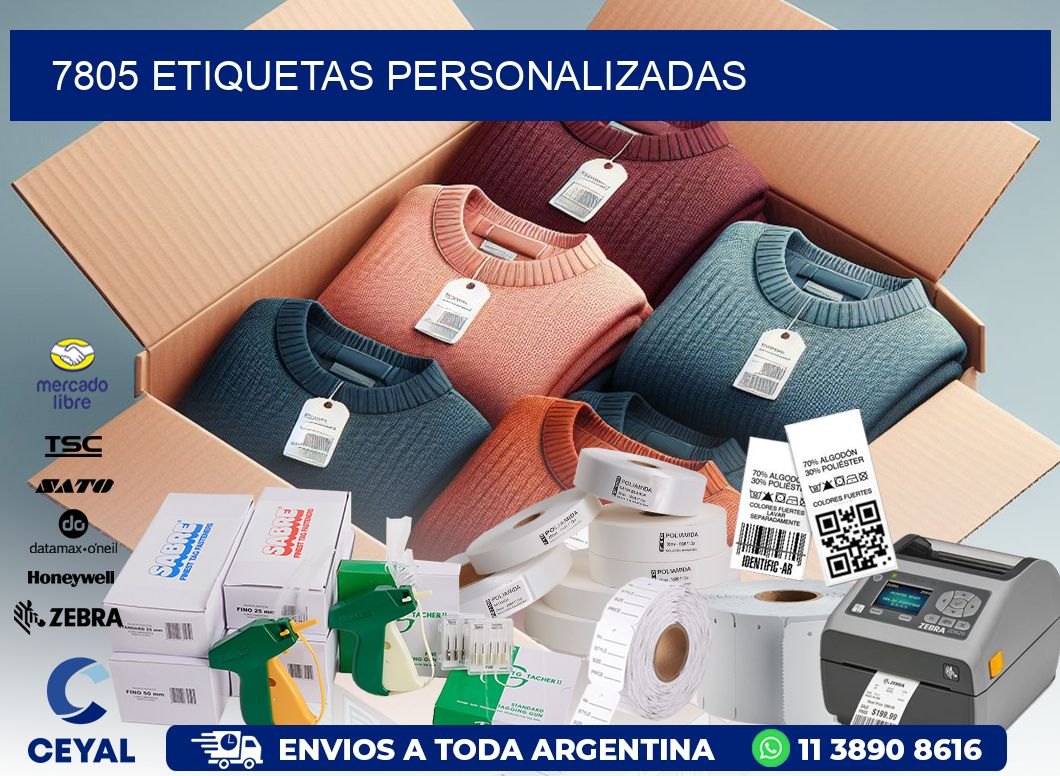 7805 etiquetas personalizadas
