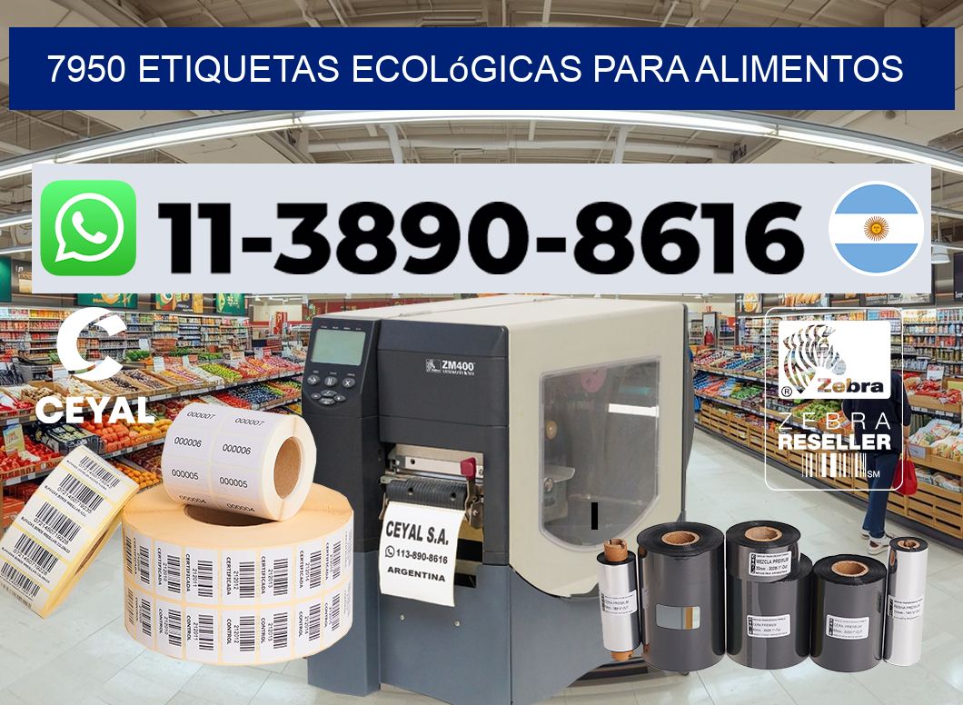7950 Etiquetas ecológicas para alimentos