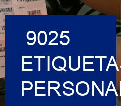9025 etiquetas personalizadas