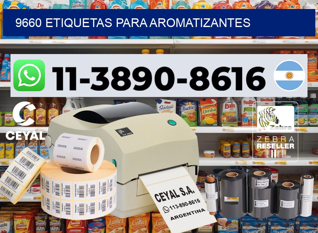 9660 Etiquetas para aromatizantes