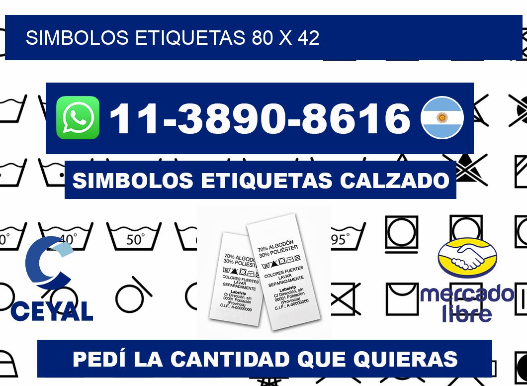 SIMBOLOS ETIQUETAS 80 x 42