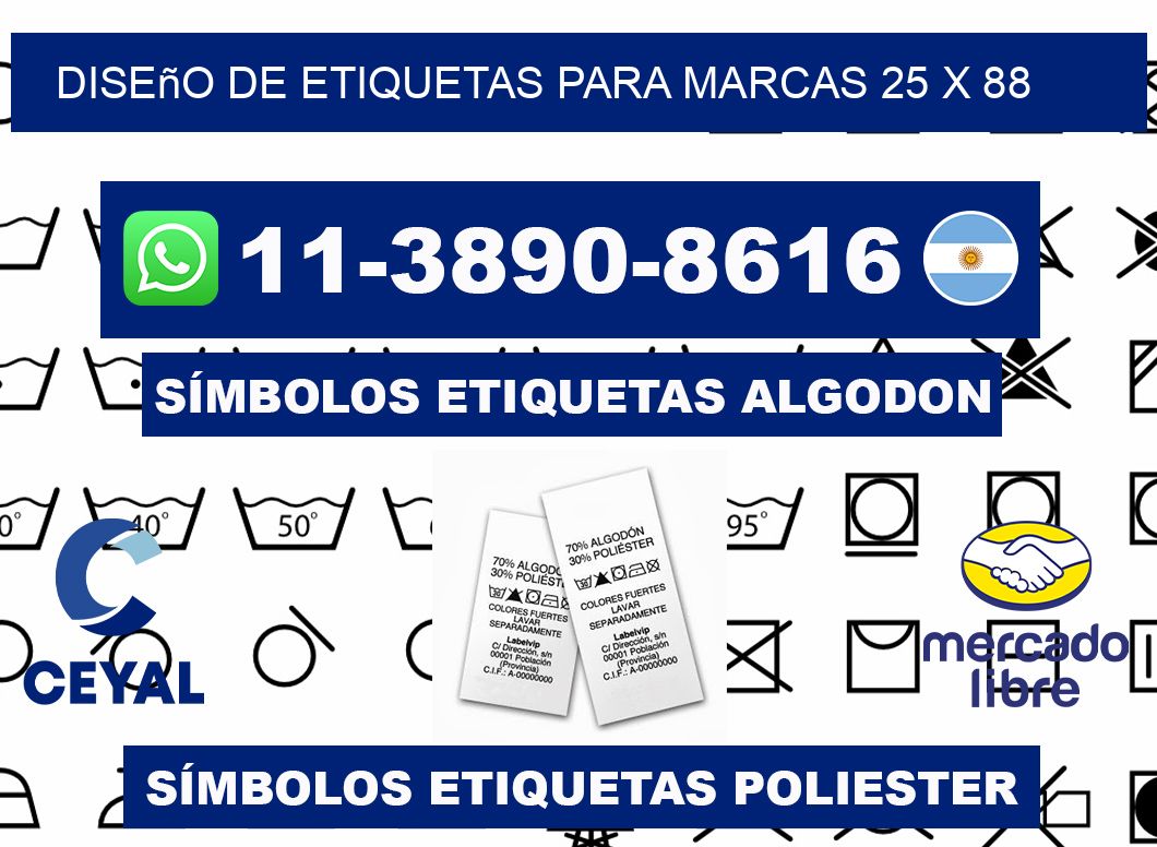 diseño de etiquetas para marcas 25 x 88