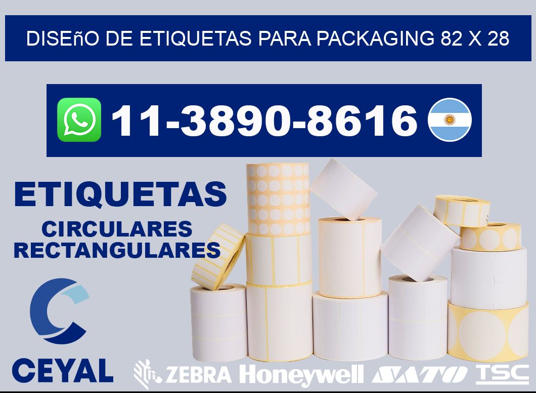 diseño de etiquetas para packaging 82 x 28
