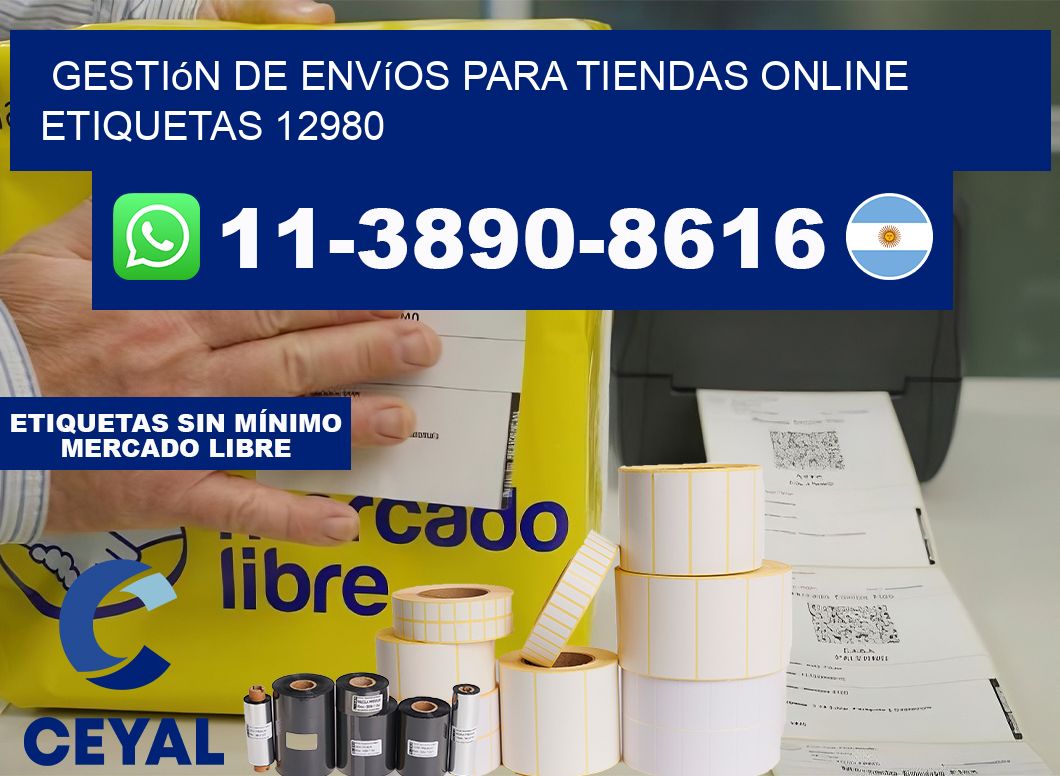 Gestión de envíos para tiendas online  etiquetas 12980