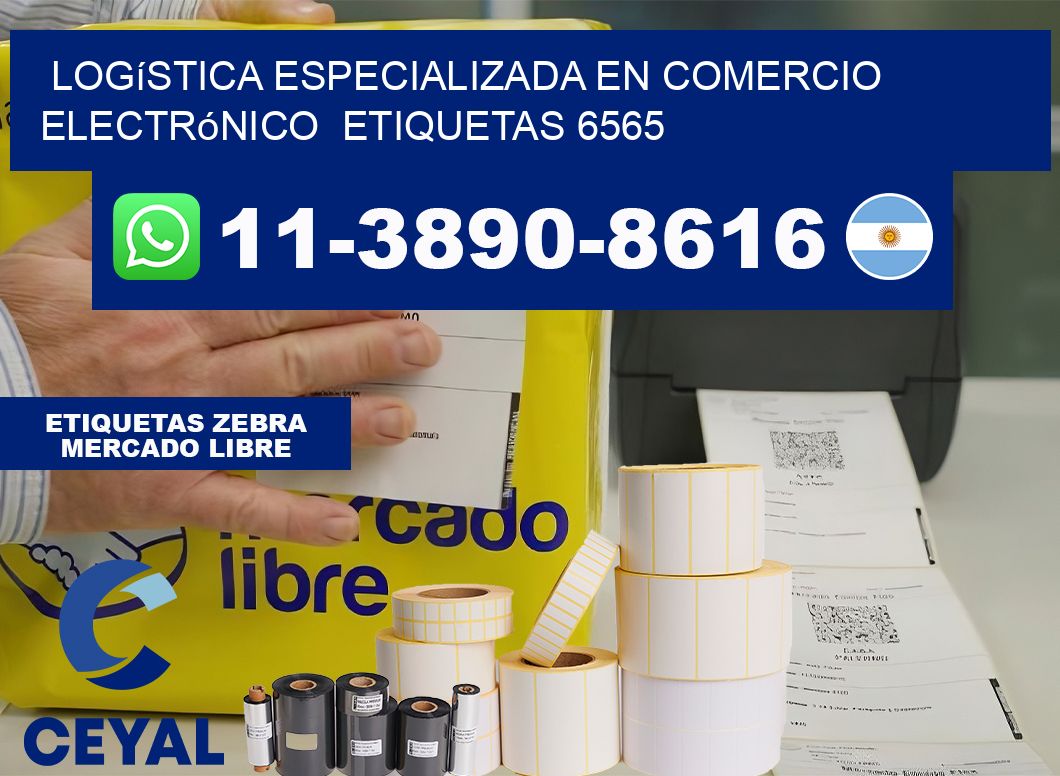 Logística especializada en comercio electrónico  etiquetas 6565