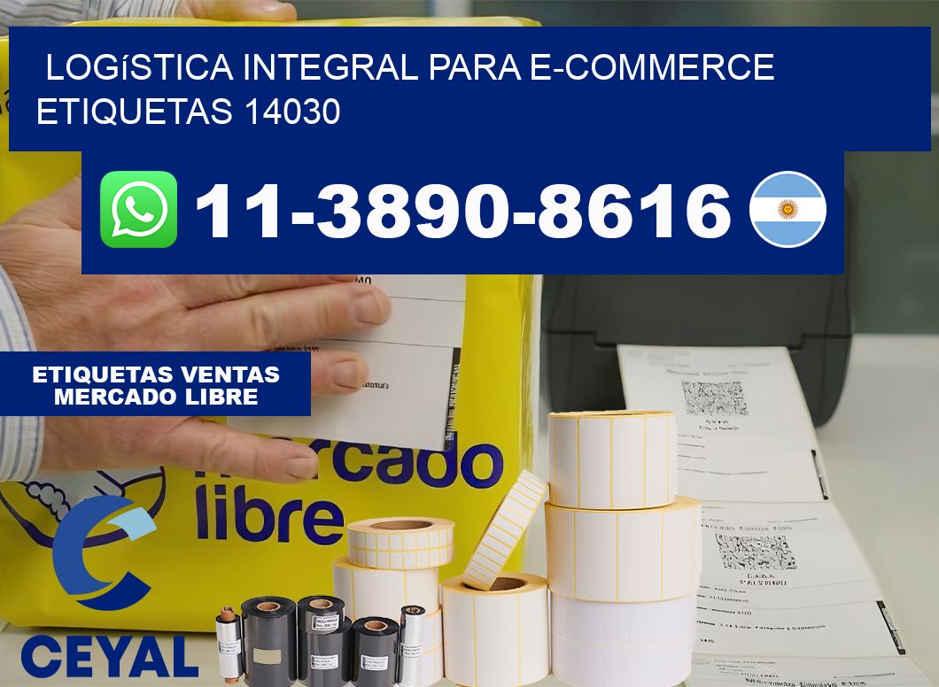 Logística integral para e-commerce  etiquetas 14030