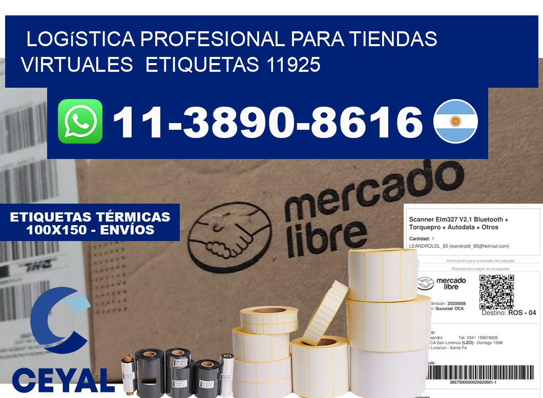 Logística profesional para tiendas virtuales  etiquetas 11925