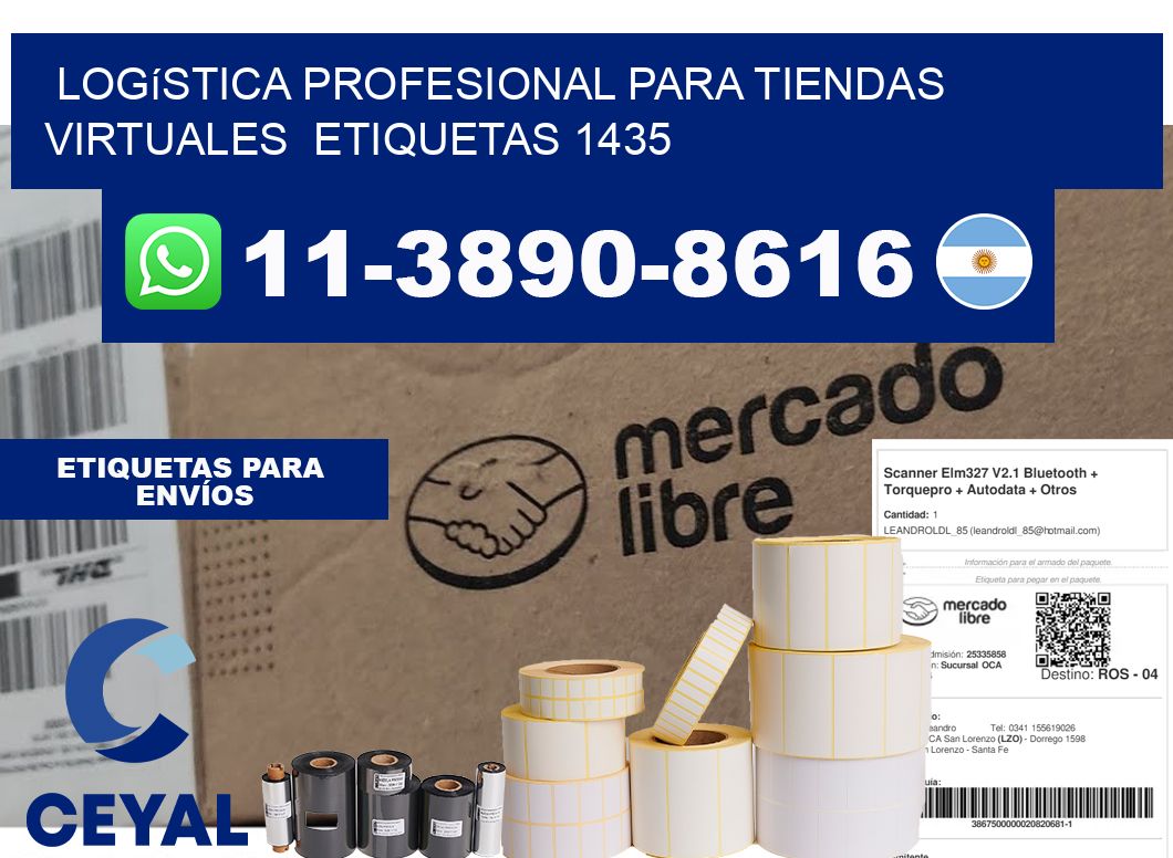 Logística profesional para tiendas virtuales  etiquetas 1435
